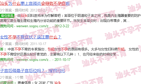 汕头什么会导致不孕 汕头什么会导致不孕