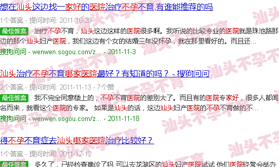 汕头不孕医院哪家好